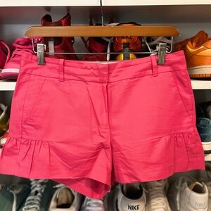 J Crew hot pink shorts